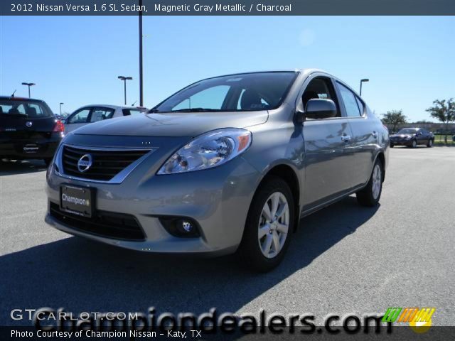 2012 Nissan Versa 1.6 SL Sedan in Magnetic Gray Metallic