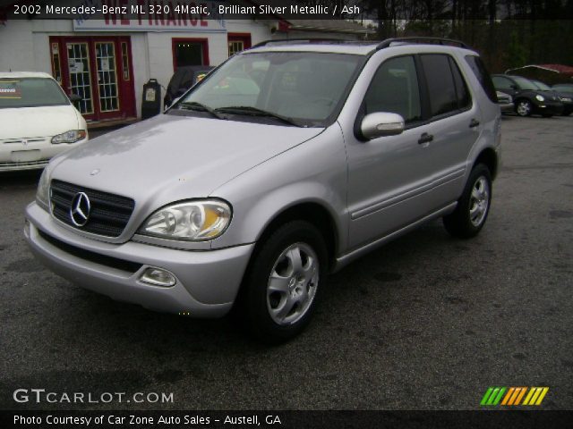 2002 Mercedes-Benz ML 320 4Matic in Brilliant Silver Metallic