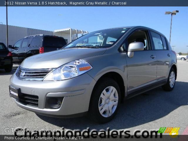 2012 Nissan Versa 1.8 S Hatchback in Magnetic Gray Metallic