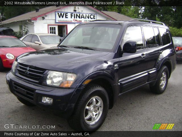 2002 Mitsubishi Montero Limited 4x4 in Memphis Blue Pearlescent