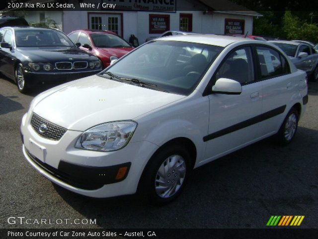 2007 Kia Rio LX Sedan in White