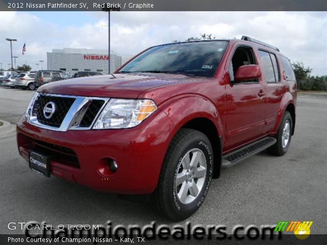 2012 Nissan Pathfinder SV in Red Brick