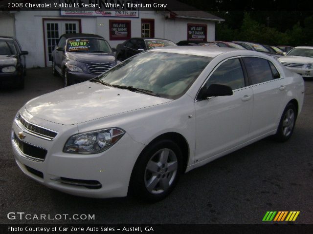 2008 Chevrolet Malibu LS Sedan in White
