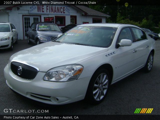 2007 Buick Lucerne CXS in White Diamond Tricoat