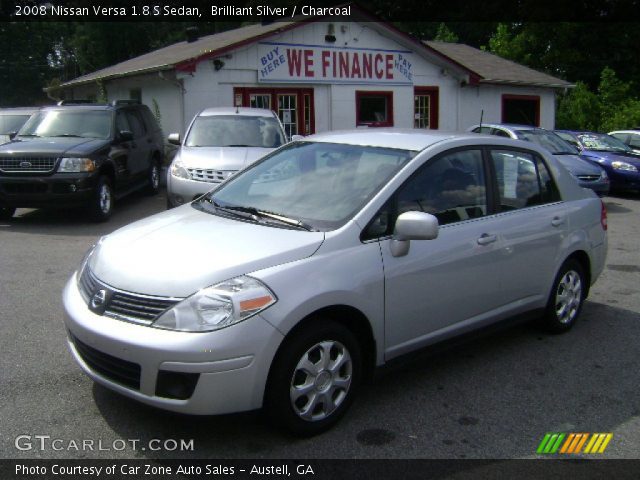 2008 Nissan Versa 1.8 S Sedan in Brilliant Silver