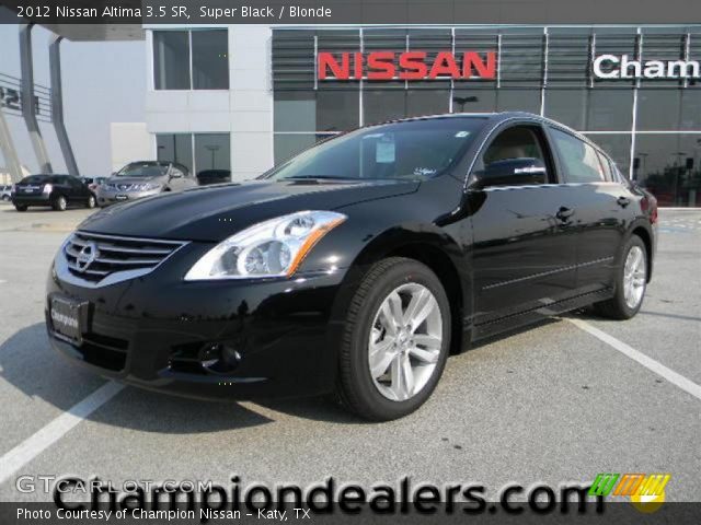 2012 Nissan Altima 3.5 SR in Super Black