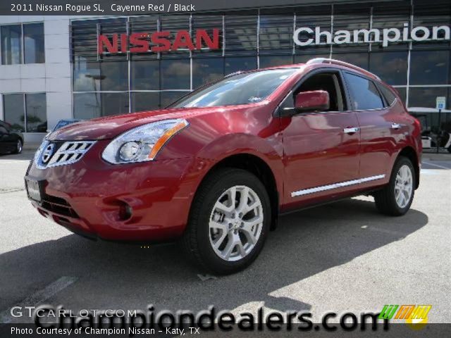 2011 Nissan Rogue SL in Cayenne Red