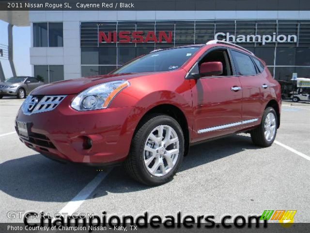 2011 Nissan Rogue SL in Cayenne Red
