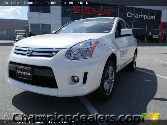 2011 Nissan Rogue S Krom Edition in Pearl White