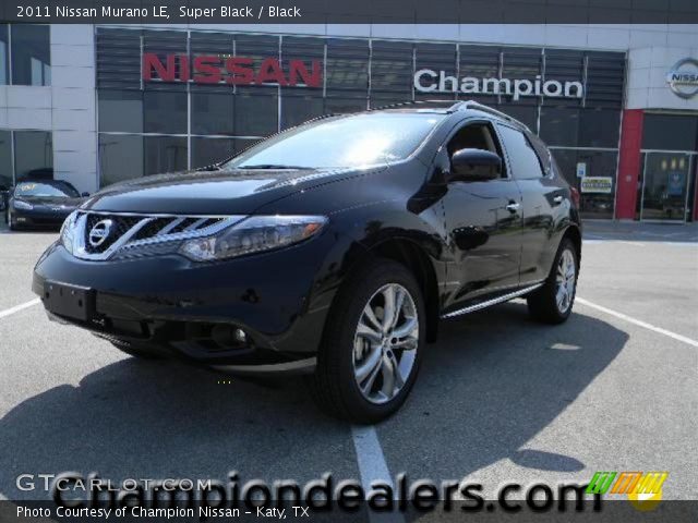2011 Nissan Murano LE in Super Black