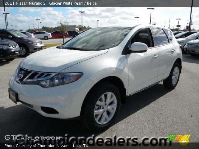 2011 Nissan Murano S in Glacier White Pearl