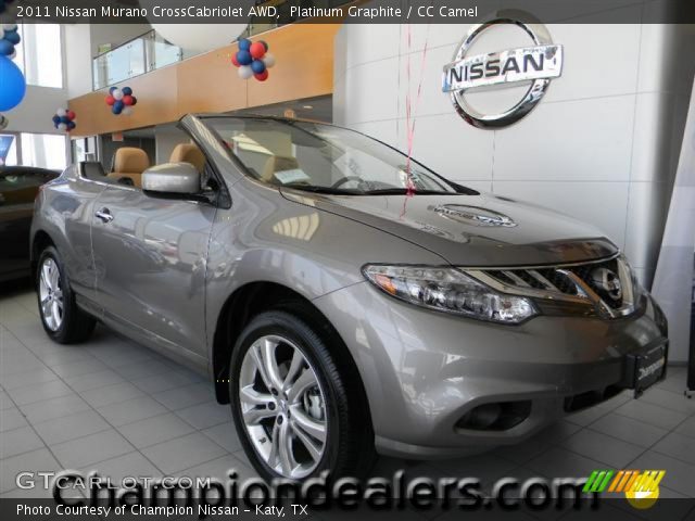 2011 Nissan Murano CrossCabriolet AWD in Platinum Graphite