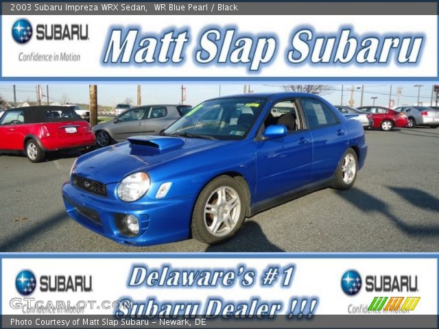 2003 Subaru Impreza WRX Sedan in WR Blue Pearl
