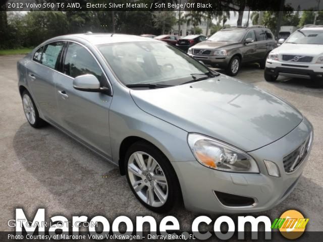 2012 Volvo S60 T6 AWD in Electric Silver Metallic