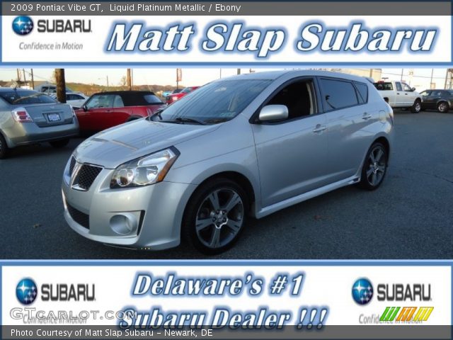 2009 Pontiac Vibe GT in Liquid Platinum Metallic