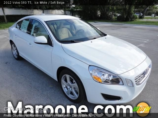 2012 Volvo S60 T5 in Ice White