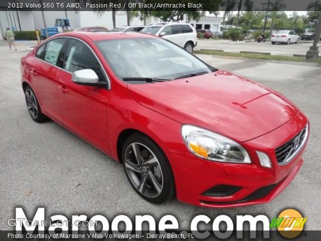 2012 Volvo S60 T6 AWD in Passion Red