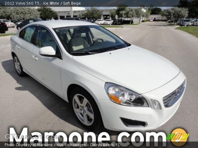 2012 Volvo S60 T5 in Ice White