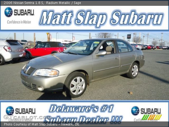 2006 Nissan Sentra 1.8 S in Radium Metallic