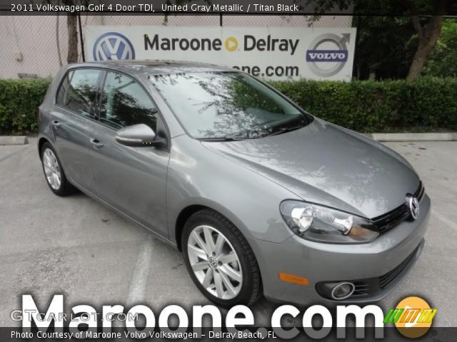 2011 Volkswagen Golf 4 Door TDI in United Gray Metallic