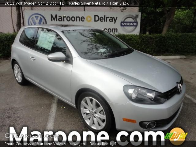 2011 Volkswagen Golf 2 Door TDI in Reflex Silver Metallic