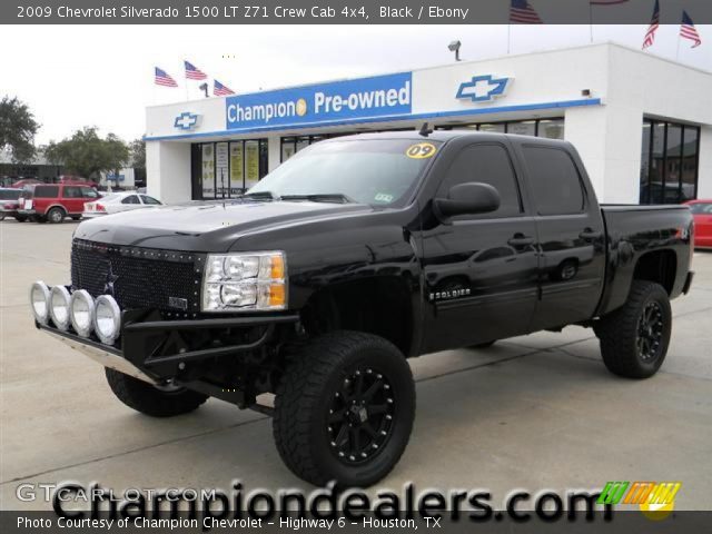 2009 Chevrolet Silverado 1500 LT Z71 Crew Cab 4x4 in Black