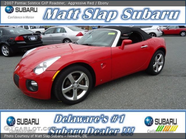 2007 Pontiac Solstice GXP Roadster in Aggressive Red