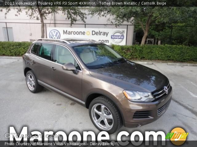 2011 Volkswagen Touareg VR6 FSI Sport 4XMotion in Toffee Brown Metallic