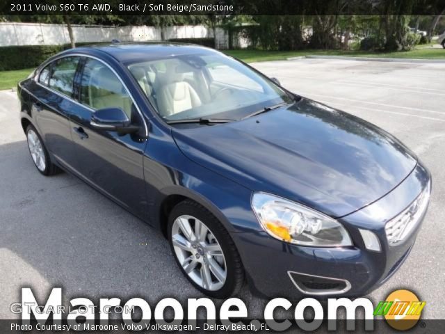 2011 Volvo S60 T6 AWD in Black