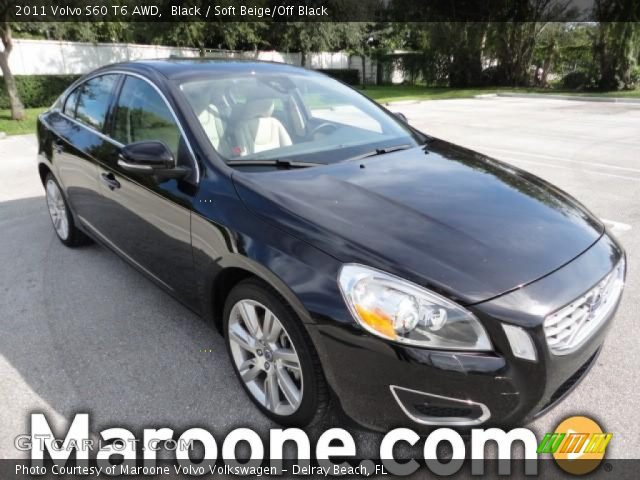 2011 Volvo S60 T6 AWD in Black