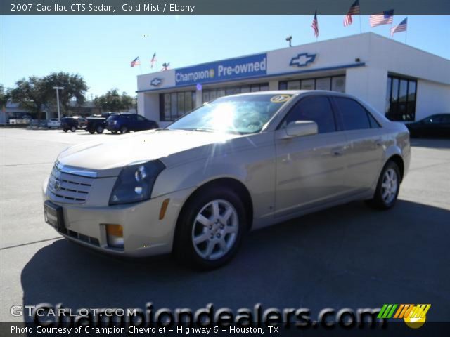 2007 Cadillac CTS Sedan in Gold Mist