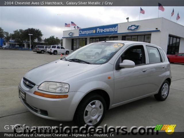 2004 Chevrolet Aveo LS Hatchback in Galaxy Silver Metallic