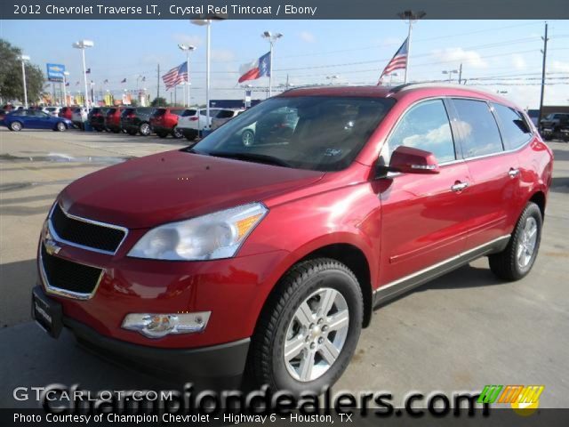 2012 Chevrolet Traverse LT in Crystal Red Tintcoat