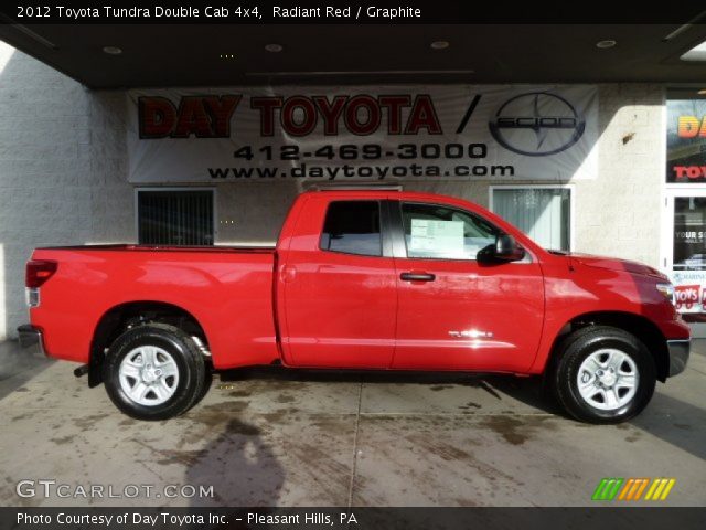 2012 Toyota Tundra Double Cab 4x4 in Radiant Red