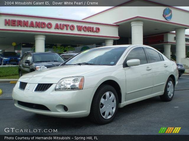 2004 Mitsubishi Galant ES in Dover White Pearl
