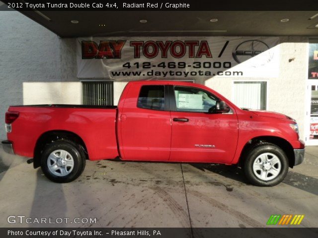 2012 Toyota Tundra Double Cab 4x4 in Radiant Red