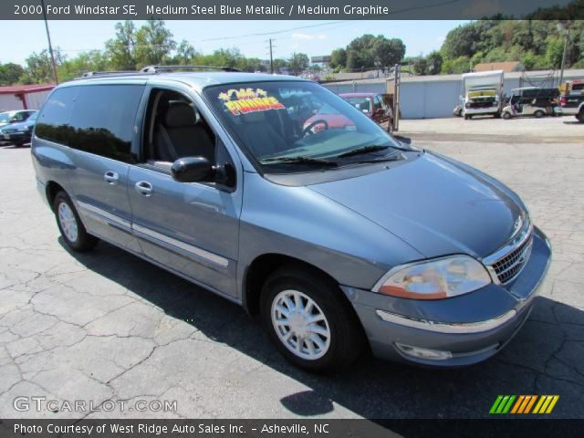 2000 Ford Windstar SE in Medium Steel Blue Metallic