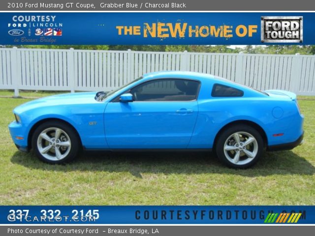 2010 Ford Mustang GT Coupe in Grabber Blue