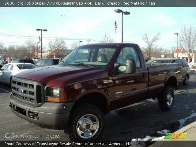 2006 Ford F350 Super Duty XL Regular Cab 4x4 in Dark Toreador Red Metallic