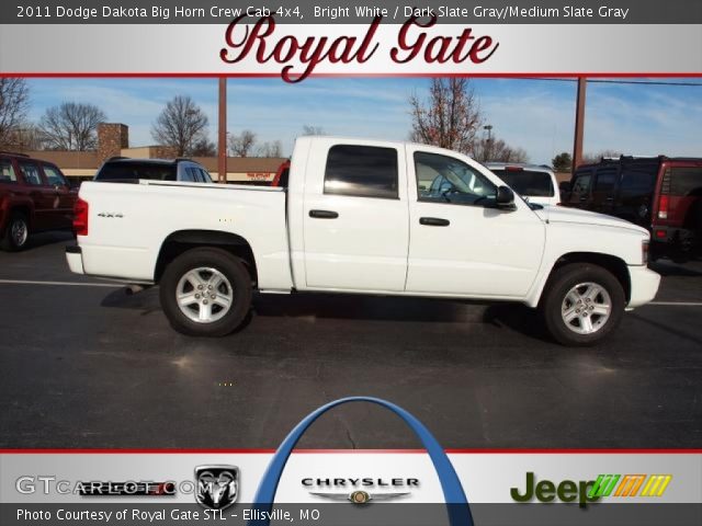 2011 Dodge Dakota Big Horn Crew Cab 4x4 in Bright White