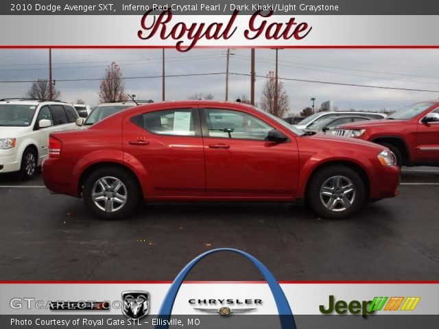 2010 Dodge Avenger SXT in Inferno Red Crystal Pearl