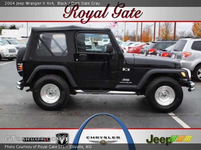 2004 Jeep Wrangler X 4x4 in Black