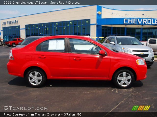 2011 Chevrolet Aveo LT Sedan in Sport Red