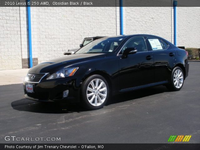 2010 Lexus IS 250 AWD in Obsidian Black