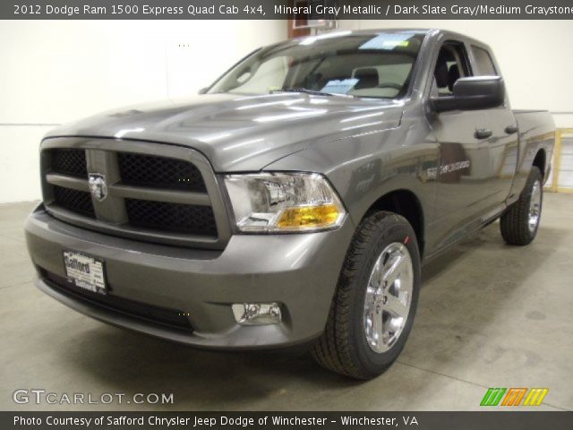 2012 Dodge Ram 1500 Express Quad Cab 4x4 in Mineral Gray Metallic
