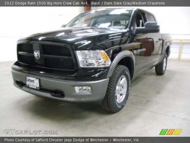 2012 Dodge Ram 1500 Big Horn Crew Cab 4x4 in Black