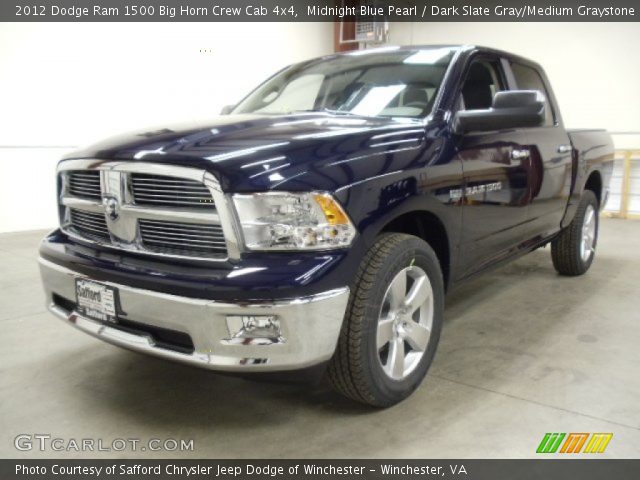 2012 Dodge Ram 1500 Big Horn Crew Cab 4x4 in Midnight Blue Pearl