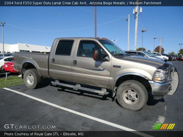 2004 Ford F350 Super Duty Lariat Crew Cab 4x4 in Arizona Beige Metallic