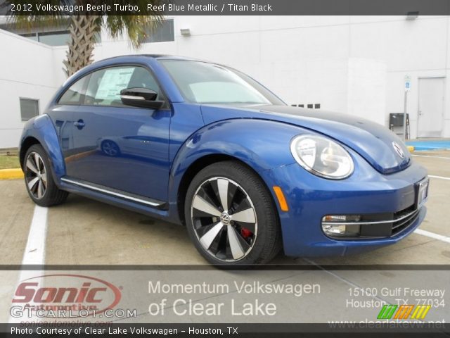 2012 Volkswagen Beetle Turbo in Reef Blue Metallic