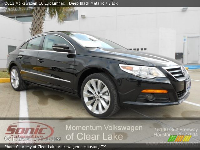 2012 Volkswagen CC Lux Limited in Deep Black Metallic